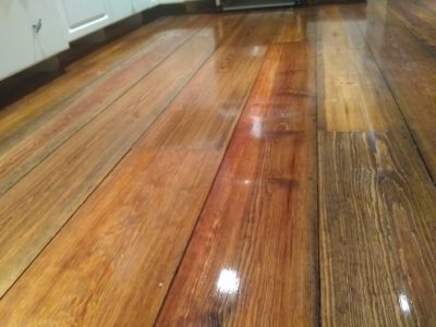 Take a look at these beautiful Caribbean heart pine floors! Masterfully refinish...